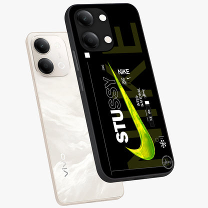 Neon Street Edition Glass Case displayed in angled mockup highlighting vibrant urban design with bold street aesthetic.