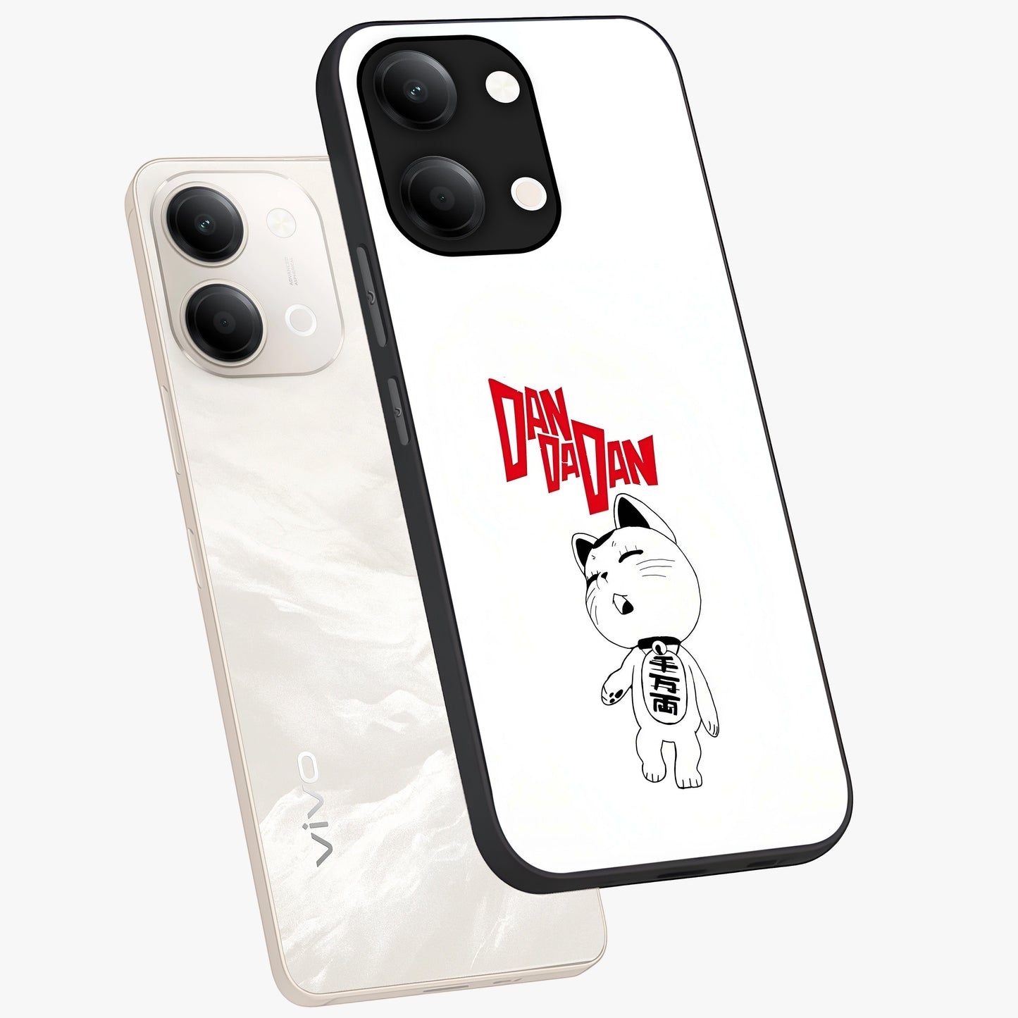 Playful Spirit Charm Glass Case displayed in angled mockup highlighting lively decorative design with playful aesthetic style.
