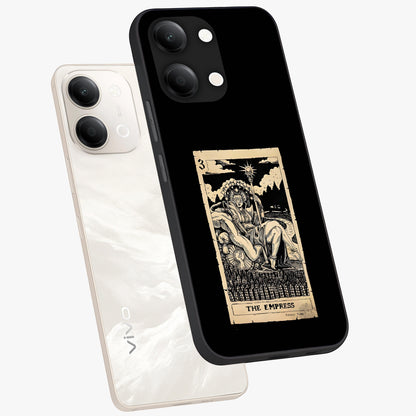 The Empress Glass Case displayed in angled mockup highlighting elegant royal design with majestic aesthetic style.