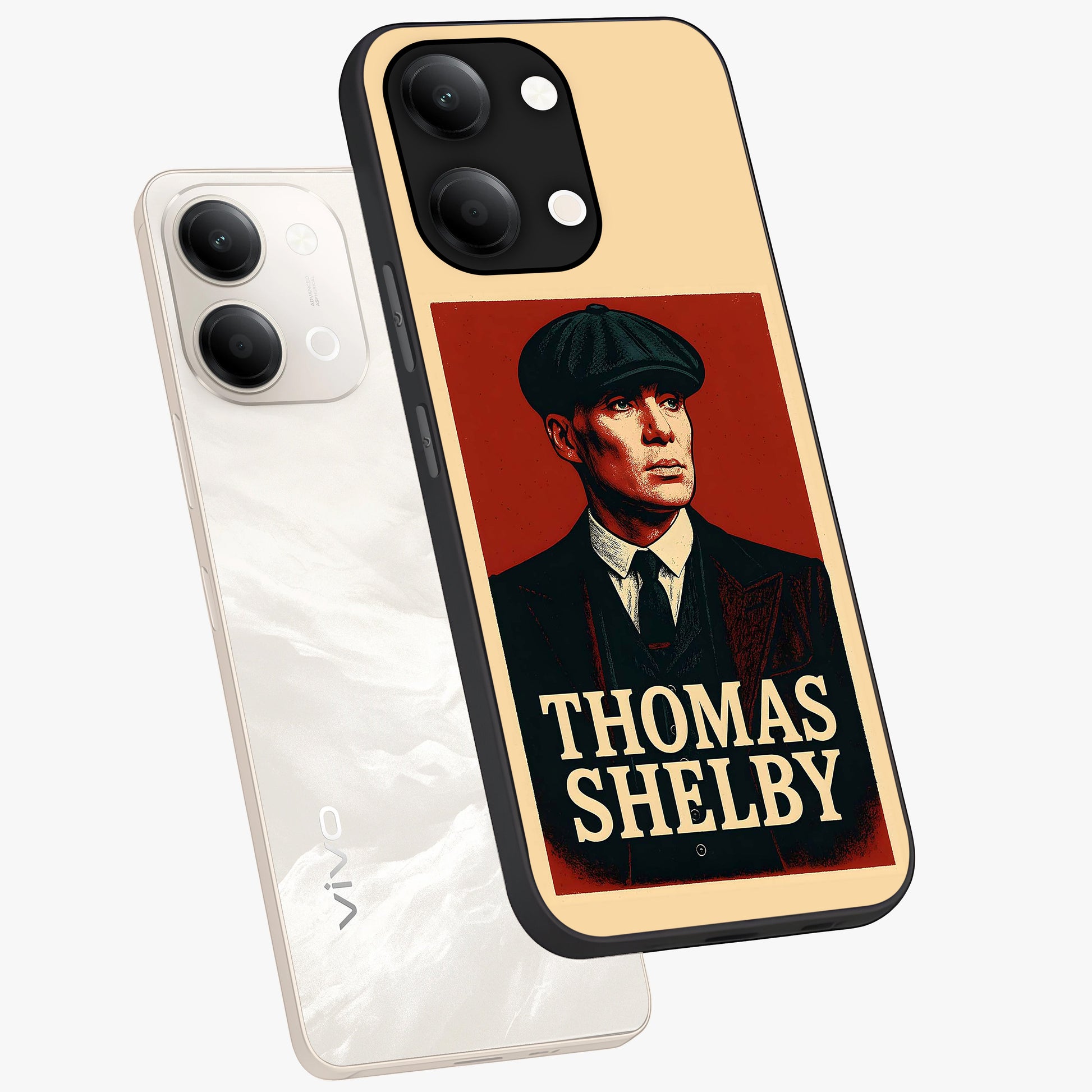 Vintage Mafia Authority Glass Case displayed in angled mockup highlighting powerful retro design with classic gangster aesthetic.