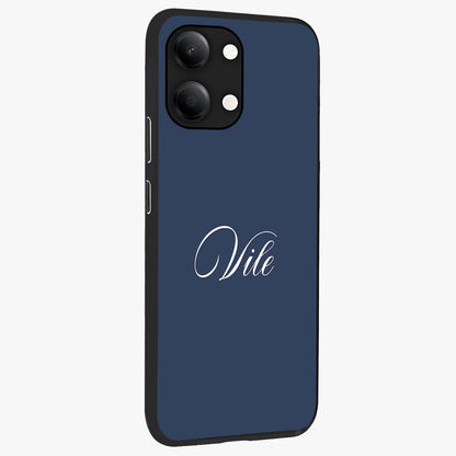 Blue Vintage Floral Pattern Glass Case displayed in angled mockup highlighting classic blue floral pattern and retro aesthetic design.