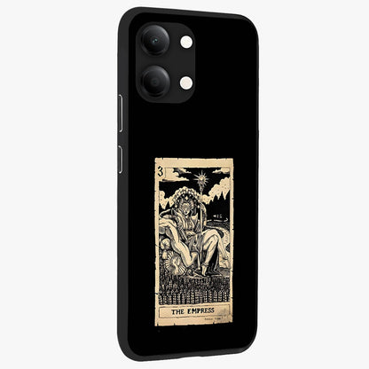 The Empress Glass Case upright view showcasing powerful empress themed artwork with luxurious artistic theme.