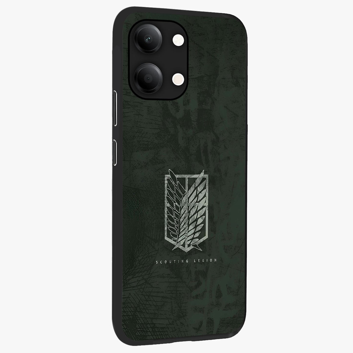 Wings Of Freedom Glass Case upright view showcasing powerful wings artwork with freedom themed design.