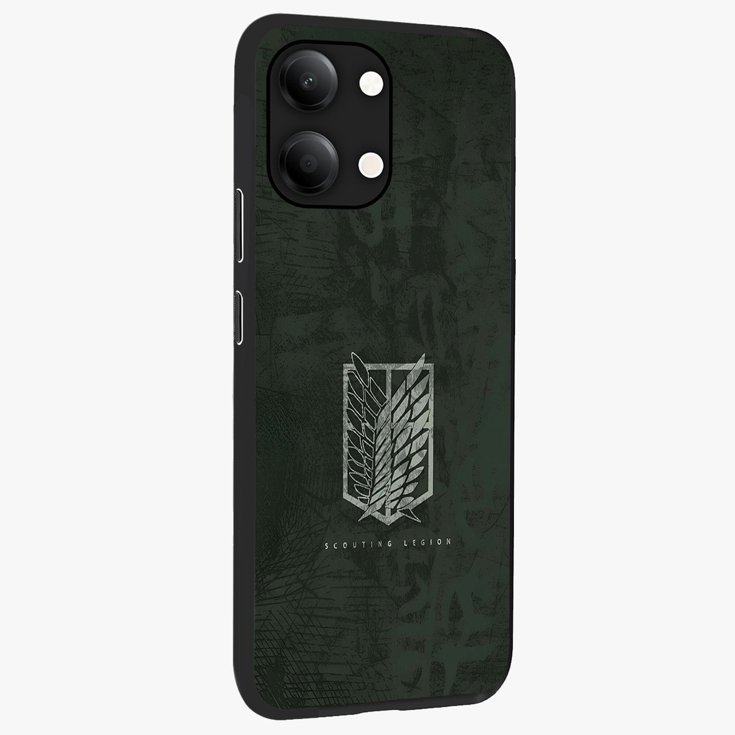 Wings Of Freedom Glass Case upright view showcasing powerful wings artwork with freedom themed design.
