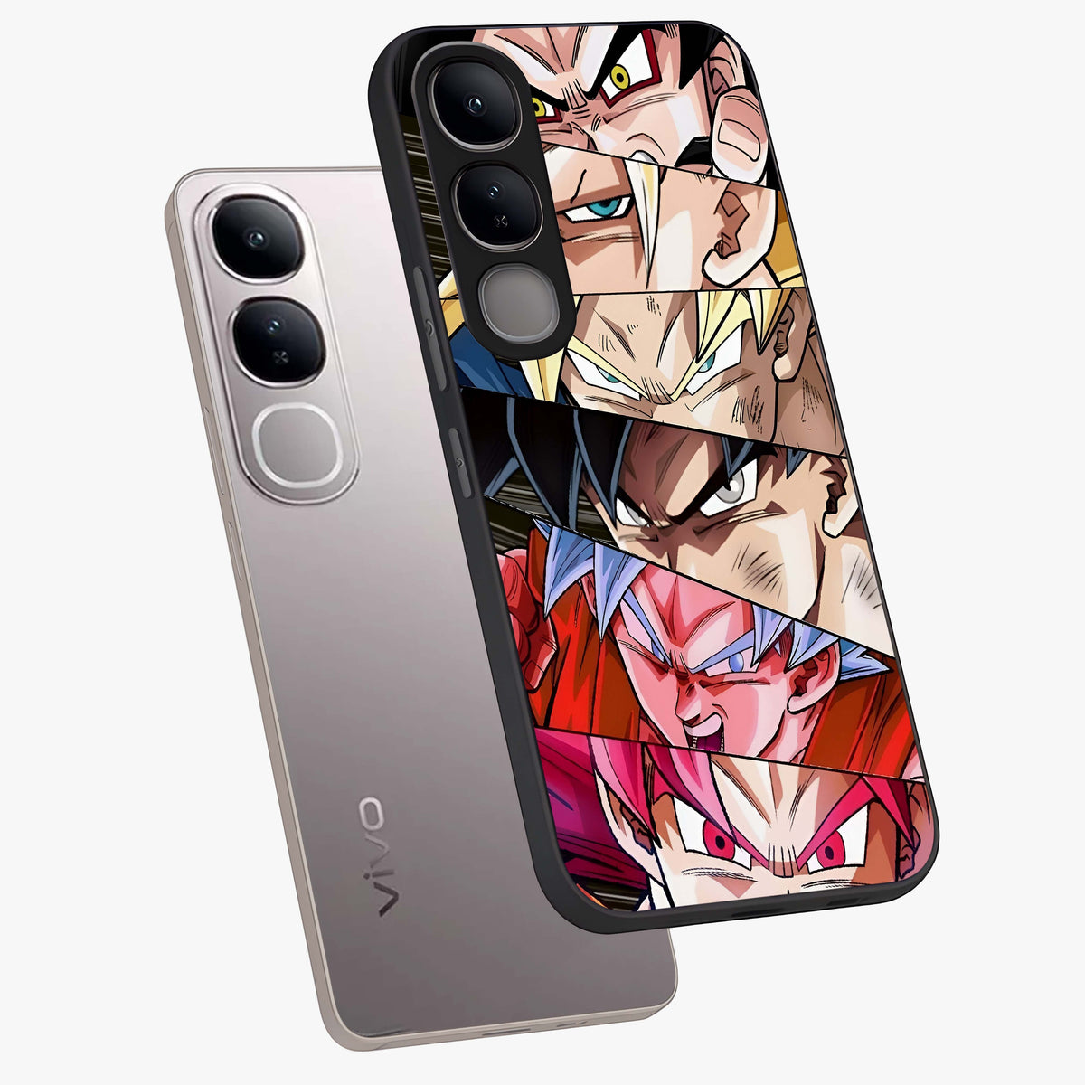 Anime Character Glass Case displayed in angled mockup highlighting colorful anime character illustration.