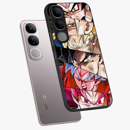 Anime Character Glass Case displayed in angled mockup highlighting colorful anime character illustration.