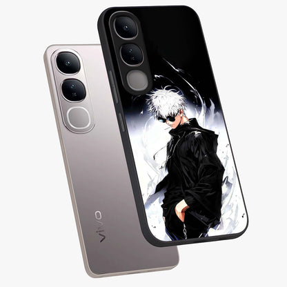 Limitless Shadow King Glass Case displayed in angled mockup highlighting dramatic dark hero design with intense aesthetic.