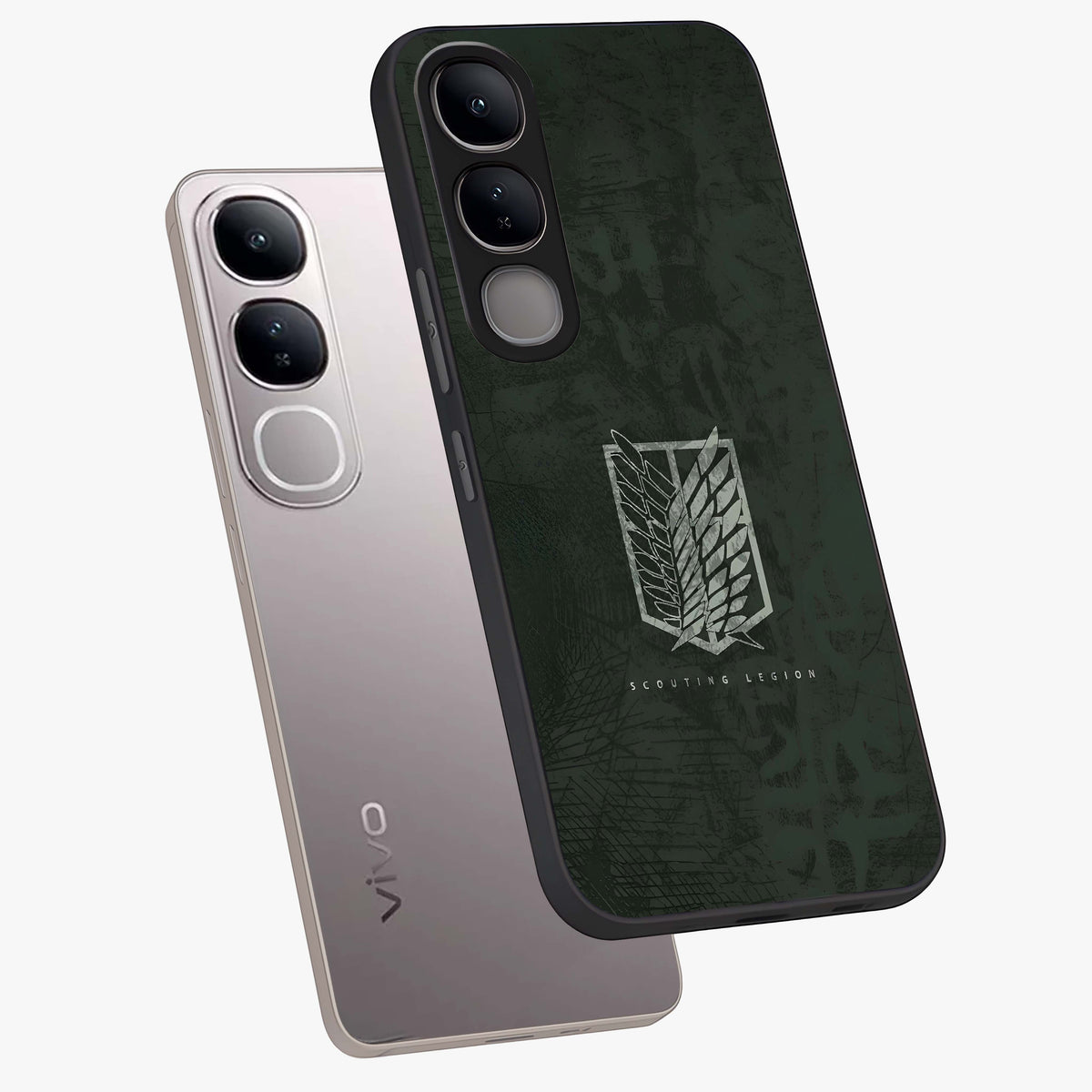 Wings Of Freedom Glass Case displayed in angled mockup highlighting graceful wing design with inspirational aesthetic.
