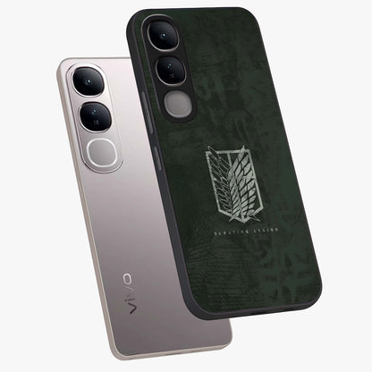 Wings Of Freedom Glass Case displayed in angled mockup highlighting graceful wing design with inspirational aesthetic.