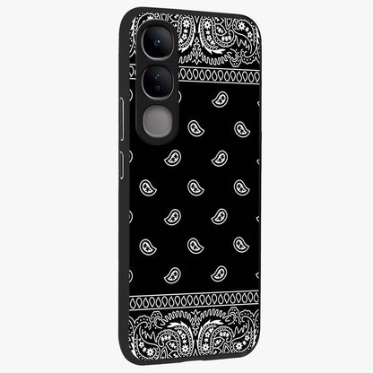 Retro Rebel Threads Glass Case upright view showcasing stylish vintage artwork with bold retro theme.