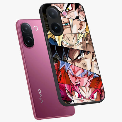 Anime Character Glass Case displayed in angled mockup highlighting colorful anime character illustration.