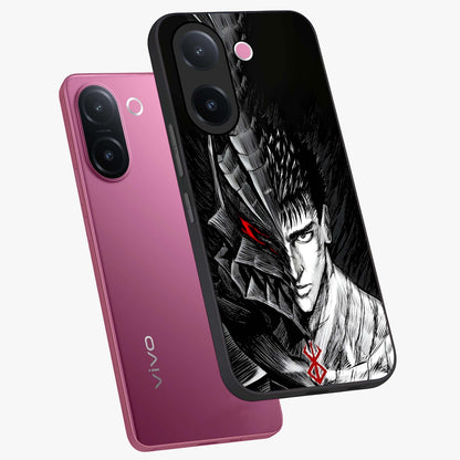 Berserker Blood Oath Glass Case displayed in angled mockup highlighting dark fantasy graphic design and powerful theme.