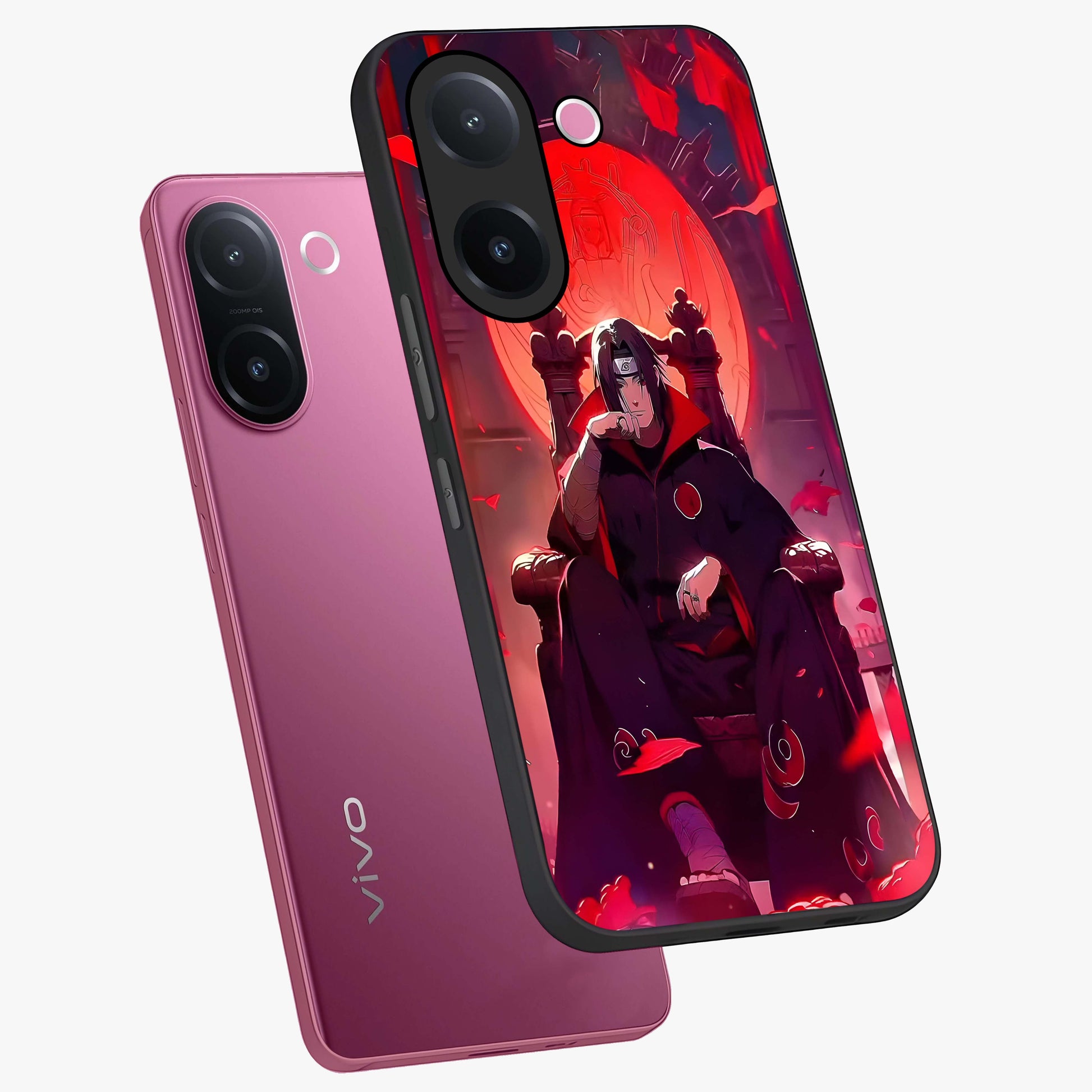 Blood Moon Sovereign Glass Case displayed in angled mockup highlighting dark celestial moon design and dramatic theme.