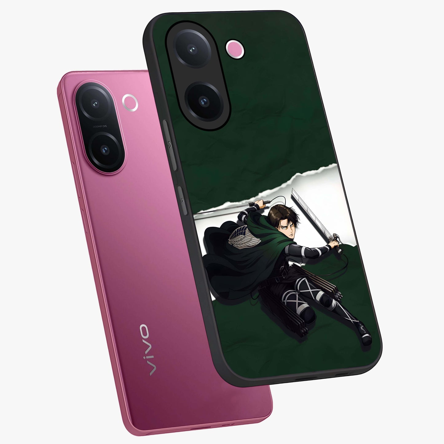 Emerald War Vanguard Glass Case displayed in angled mockup highlighting intense battle inspired design with emerald tone aesthetic.