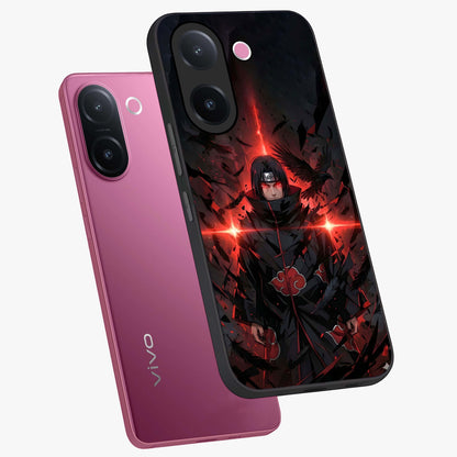 Focused Blade Discipline Glass Case displayed in angled mockup highlighting clean minimal text artwork with modern aesthetic style.