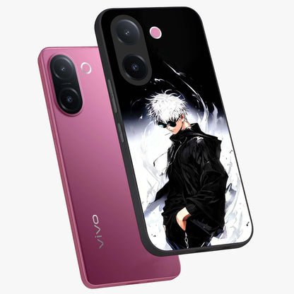 Limitless Shadow King Glass Case displayed in angled mockup highlighting dramatic dark hero design with intense aesthetic.