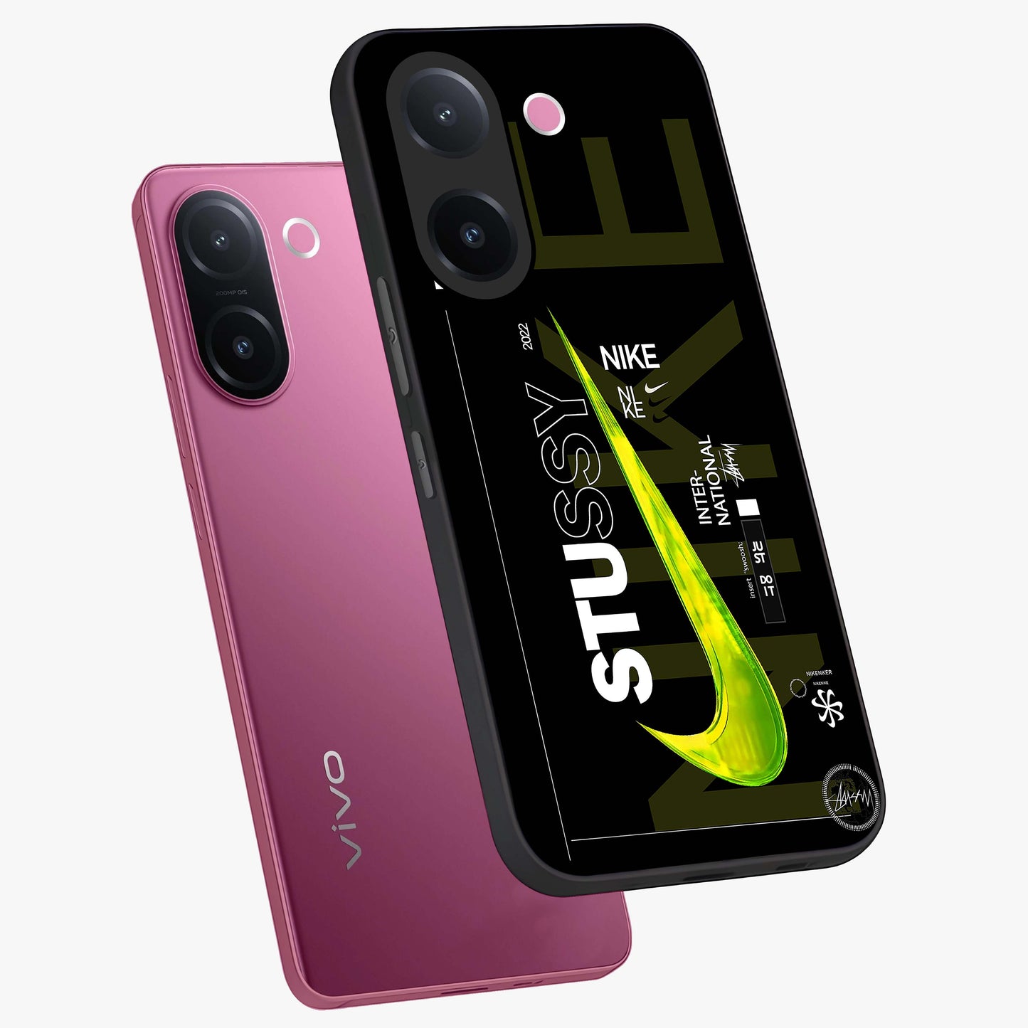 Neon Street Edition Glass Case displayed in angled mockup highlighting vibrant urban design with bold street aesthetic.