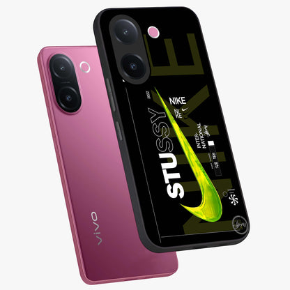 Neon Street Edition Glass Case displayed in angled mockup highlighting vibrant urban design with bold street aesthetic.