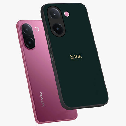 Sabr Minimal Patience Glass Case displayed in angled mockup highlighting simple inspirational design with clean aesthetic style.