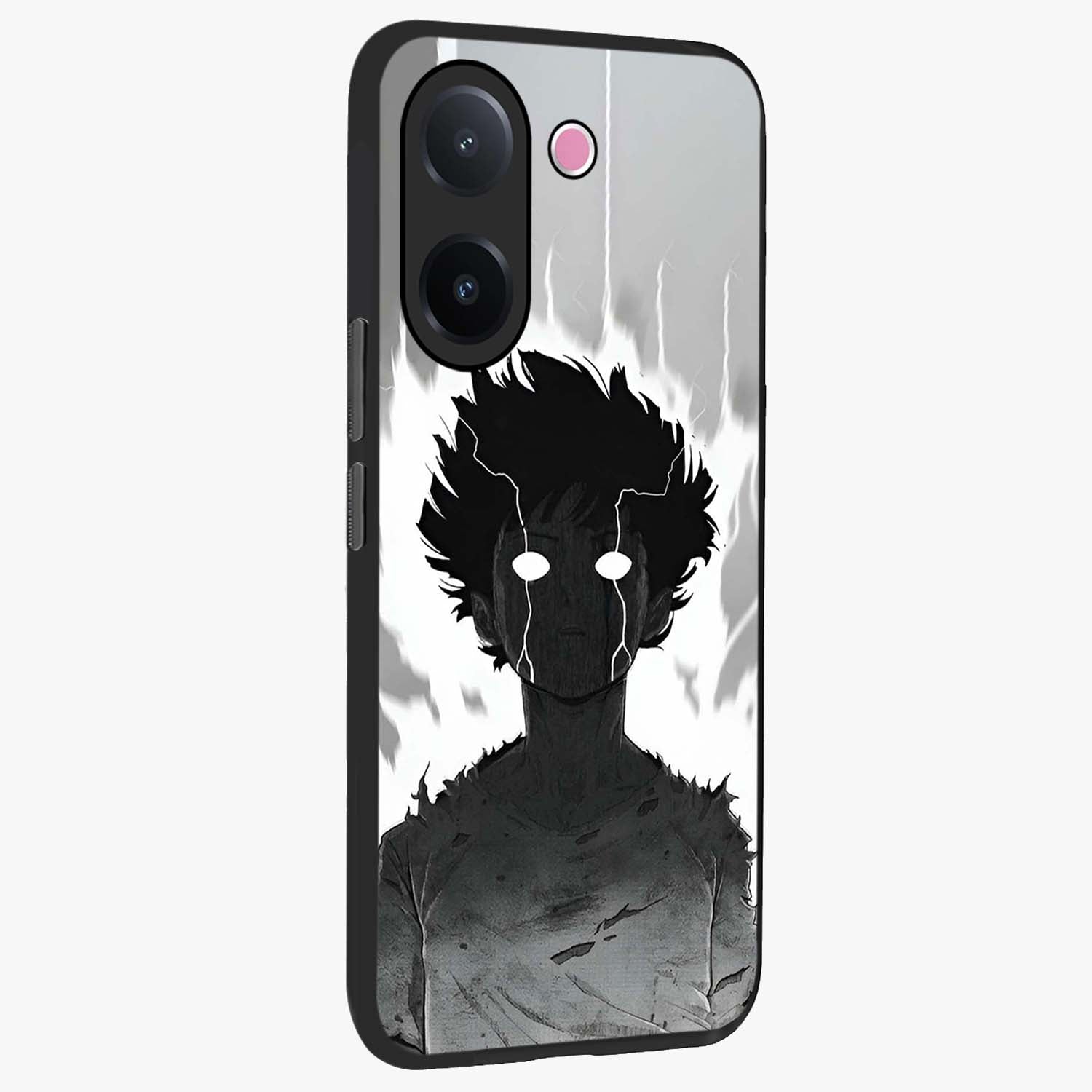 Awakened Inner Rage Glass Case upright view showcasing dramatic artwork with strong expressive aesthetic.