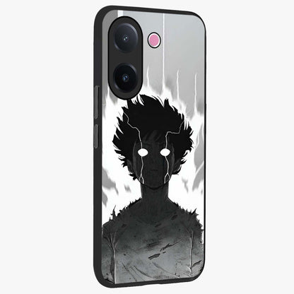 Awakened Inner Rage Glass Case upright view showcasing dramatic artwork with strong expressive aesthetic.