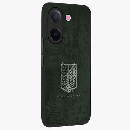 Wings Of Freedom Glass Case upright view showcasing powerful wings artwork with freedom themed design.