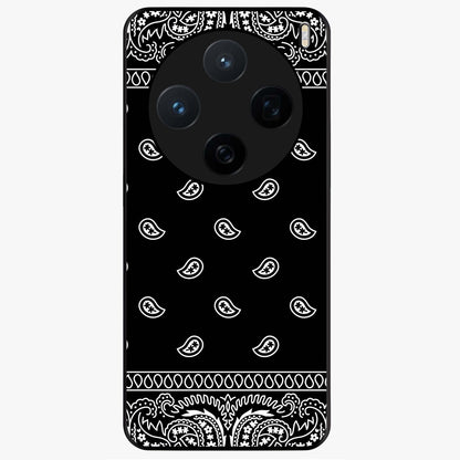 Retro Rebel Threads Glass Case showing flat back view with vintage street style artwork and glossy glass finish.