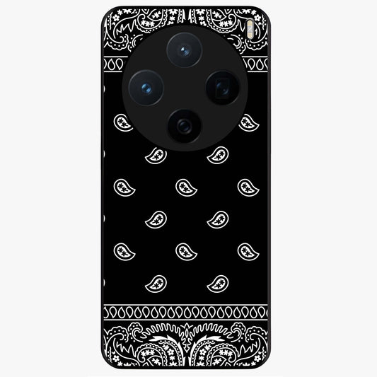 Retro Rebel Threads Glass Case showing flat back view with vintage street style artwork and glossy glass finish.