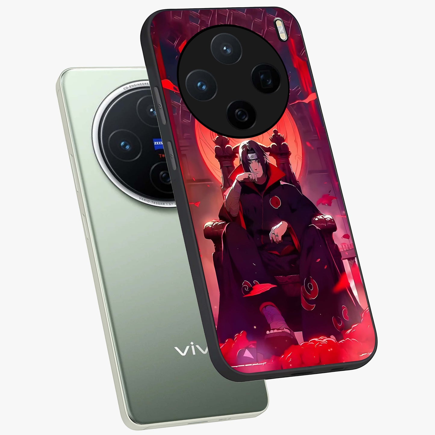 Blood Moon Sovereign Glass Case displayed in angled mockup highlighting dark celestial moon design and dramatic theme.