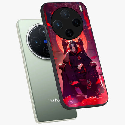 Blood Moon Sovereign Glass Case displayed in angled mockup highlighting dark celestial moon design and dramatic theme.