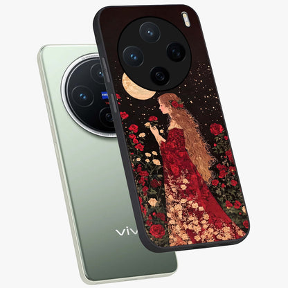 Crimson Dreams Glass Case displayed in angled mockup highlighting soft crimson aesthetic design with artistic theme.