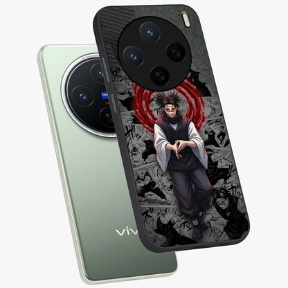Cursed Ritual Ascension Glass Case displayed in angled mockup highlighting mystical ritual illustration with supernatural aesthetic.