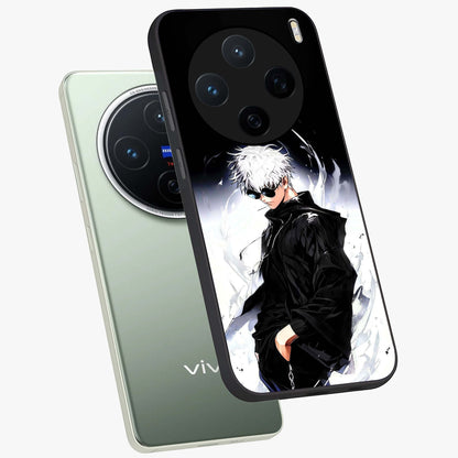 Limitless Shadow King Glass Case displayed in angled mockup highlighting dramatic dark hero design with intense aesthetic.