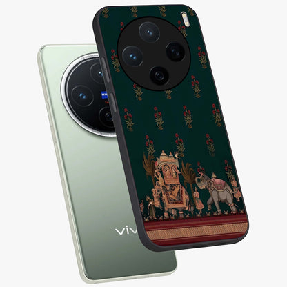 Macmerise Glass Case displayed in angled mockup highlighting trendy graphic design with sleek aesthetic style.