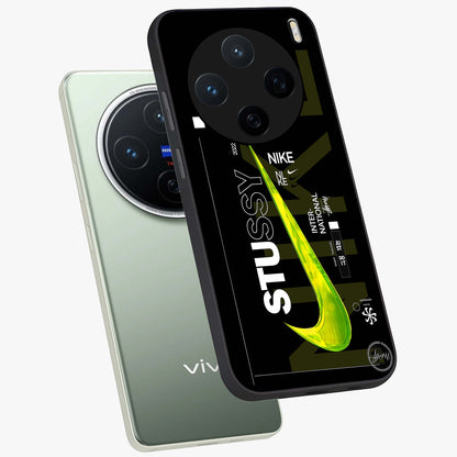 Neon Street Edition Glass Case displayed in angled mockup highlighting vibrant urban design with bold street aesthetic.