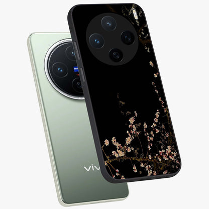 Petal Moon Light With Custom Name Glass Case displayed in angled mockup highlighting delicate petal design with custom name feature.