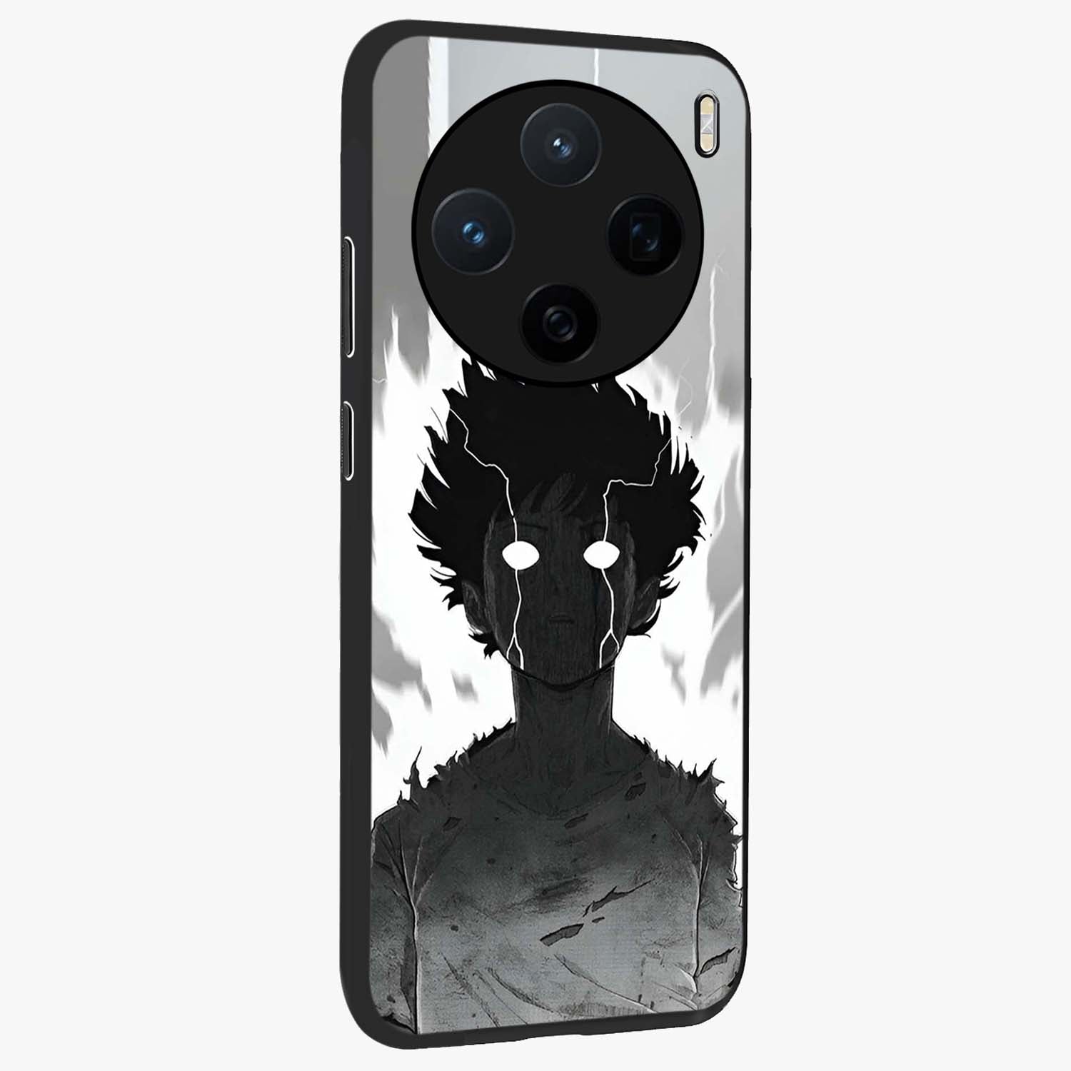 Awakened Inner Rage Glass Case upright view showcasing dramatic artwork with strong expressive aesthetic.