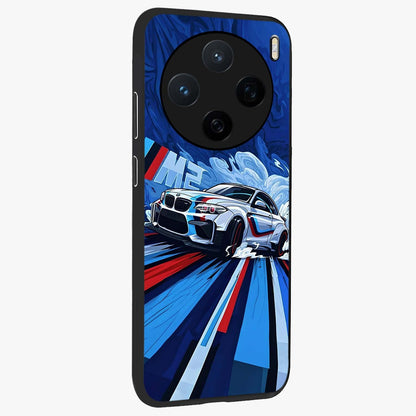 Drift Power Rush Glass Case upright view showcasing high speed racing artwork with bold automotive theme.