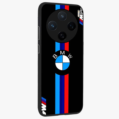 Turbo BMW Beast Glass Case upright view showcasing powerful car artwork with modern motorsport theme.