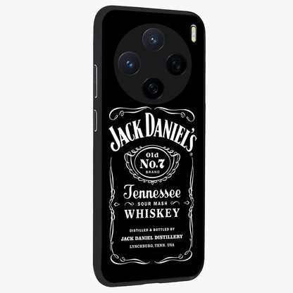Vintage Whiskey Heritage Glass Case upright view showcasing stylish vintage whiskey artwork with timeless bar culture theme.