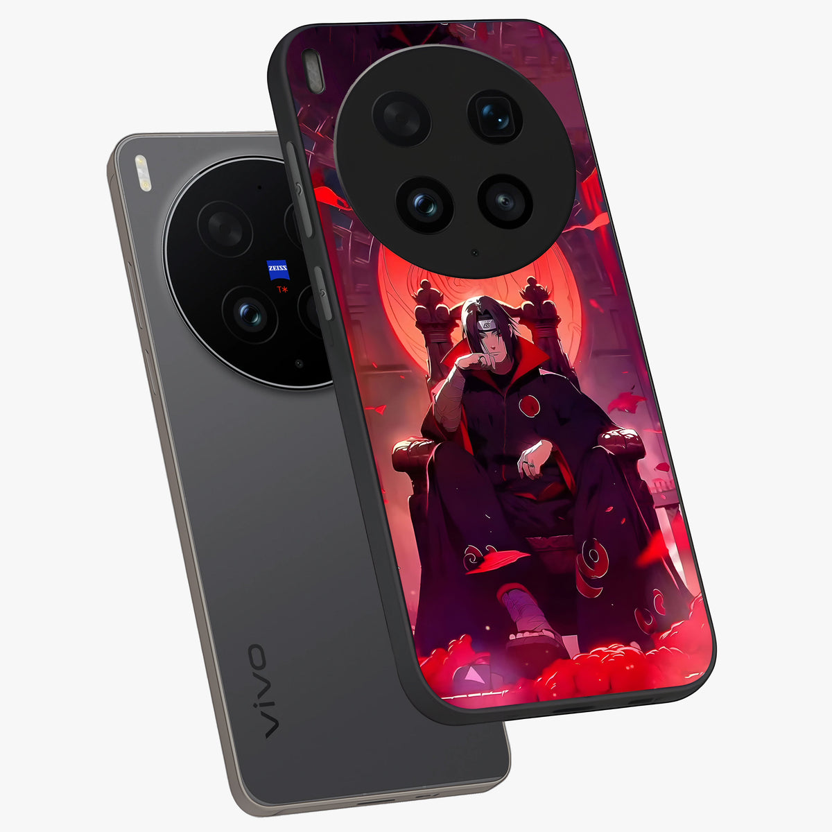 Blood Moon Sovereign Glass Case displayed in angled mockup highlighting dark celestial moon design and dramatic theme.