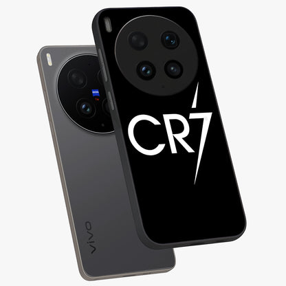 Cr7 Elite Strike Glass Case displayed in angled mockup highlighting powerful sports graphic with bold athletic theme.