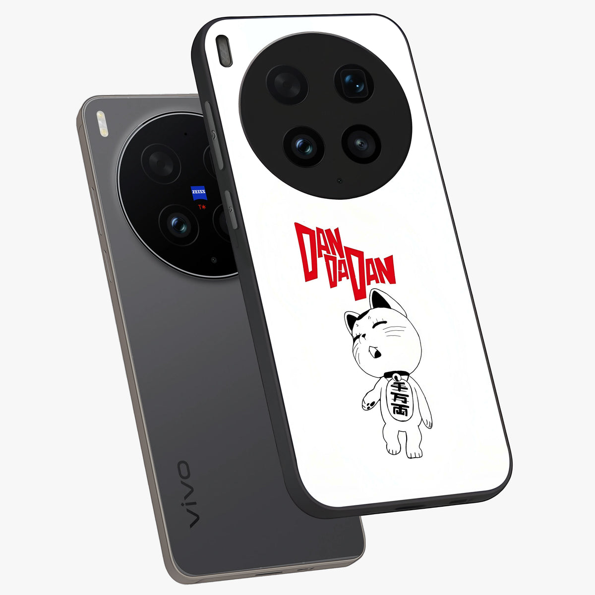 Playful Spirit Charm Glass Case displayed in angled mockup highlighting lively decorative design with playful aesthetic style.