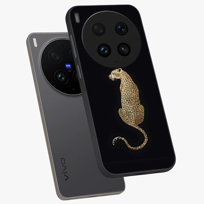 Regal Leopard Glass Case displayed in angled mockup highlighting powerful animal illustration with stylish wild aesthetic.
