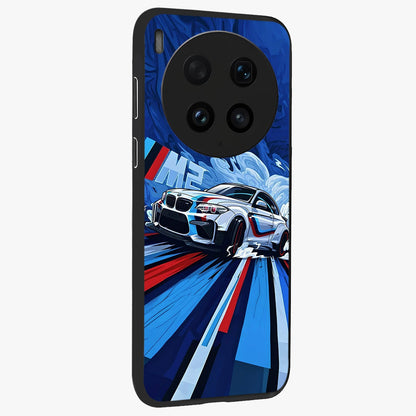 Drift Power Rush Glass Case upright view showcasing high speed racing artwork with bold automotive theme.