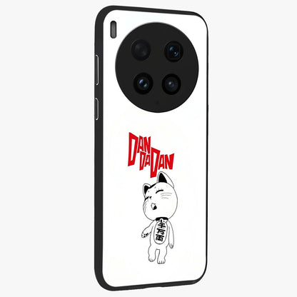 Playful Spirit Charm Glass Case upright view showcasing vibrant charm artwork with fun artistic theme.