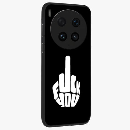 Rebel Mode On Glass Case upright view showcasing striking statement artwork with bold rebellious theme.