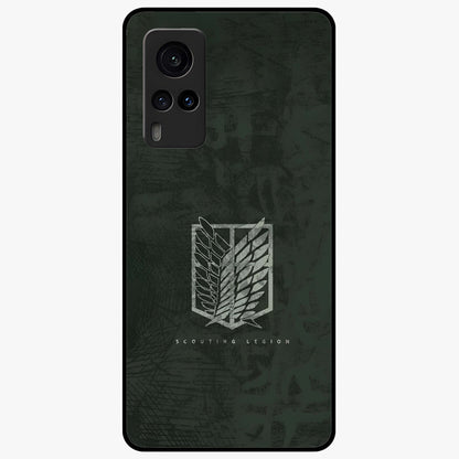 Wings Of Freedom Glass Case showing flat back view with symbolic wings artwork and glossy glass finish.