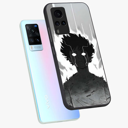 Awakened Inner Rage Glass Case displayed in angled mockup highlighting powerful graphic design and bold artistic theme.