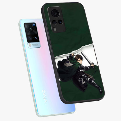 Emerald War Vanguard Glass Case displayed in angled mockup highlighting intense battle inspired design with emerald tone aesthetic.
